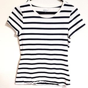 Old Navy Slim Fit Crew Neck Striped Tee